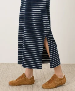 Organic Soft-Slub Essential Easy Muscle Tee Maxi Dress