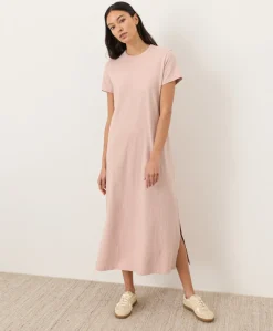 Organic Soft-Slub Essential Easy Tee Maxi Dress
