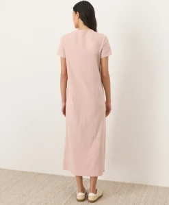 Organic Soft-Slub Essential Easy Tee Maxi Dress