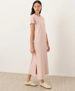 Organic Soft-Slub Essential Easy Tee Maxi Dress