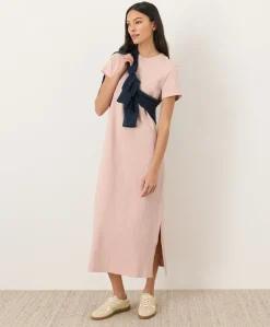 Organic Soft-Slub Essential Easy Tee Maxi Dress
