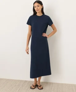 Organic Soft-Slub Essential Easy Tee Maxi Dress