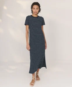 Organic Soft-Slub Essential Easy Tee Maxi Dress