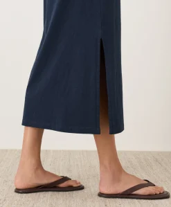 Organic Soft-Slub Essential Easy Tee Maxi Dress