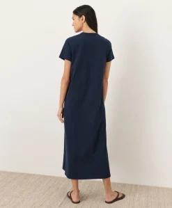 Organic Soft-Slub Essential Easy Tee Maxi Dress