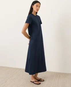 Organic Soft-Slub Essential Easy Tee Maxi Dress