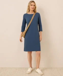 Organic Softspun Boat Neck Dress