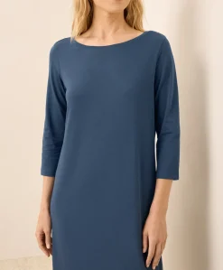 Organic Softspun Boat Neck Dress