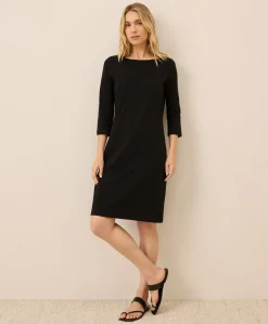 Organic Softspun Boat Neck Dress