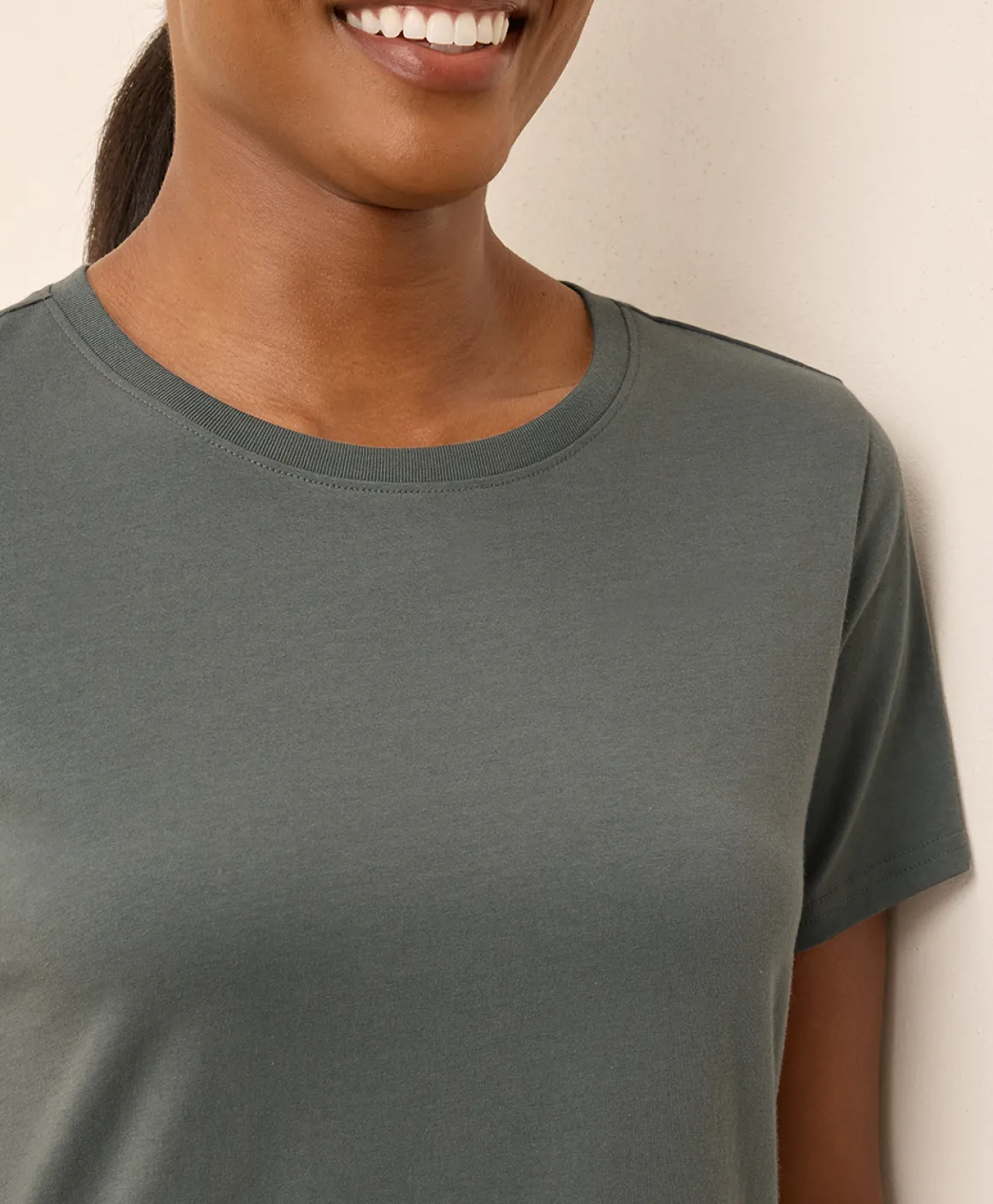 Organic Softspun Crew Neck Tee