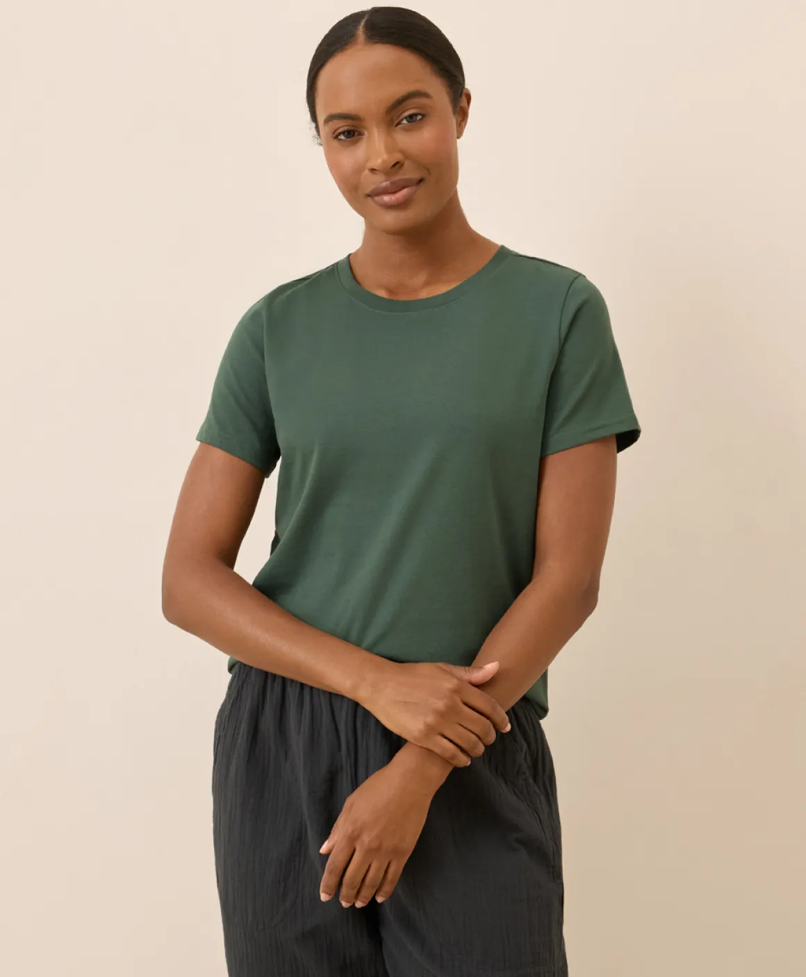 Organic Softspun Crew Neck Tee