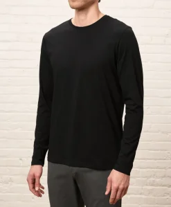 Organic Softspun Essential Crewneck Long Sleeve Tee