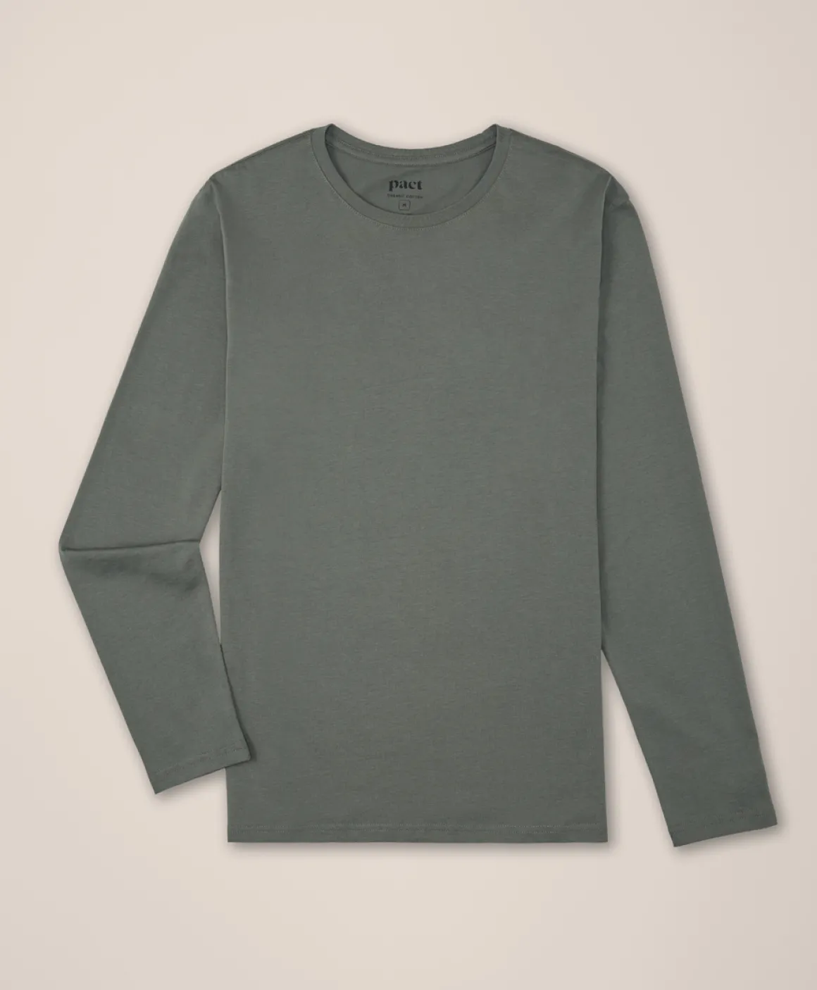 Organic Softspun Essential Crewneck Long Sleeve Tee