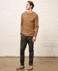Organic Softspun Essential Crewneck Long Sleeve Tee