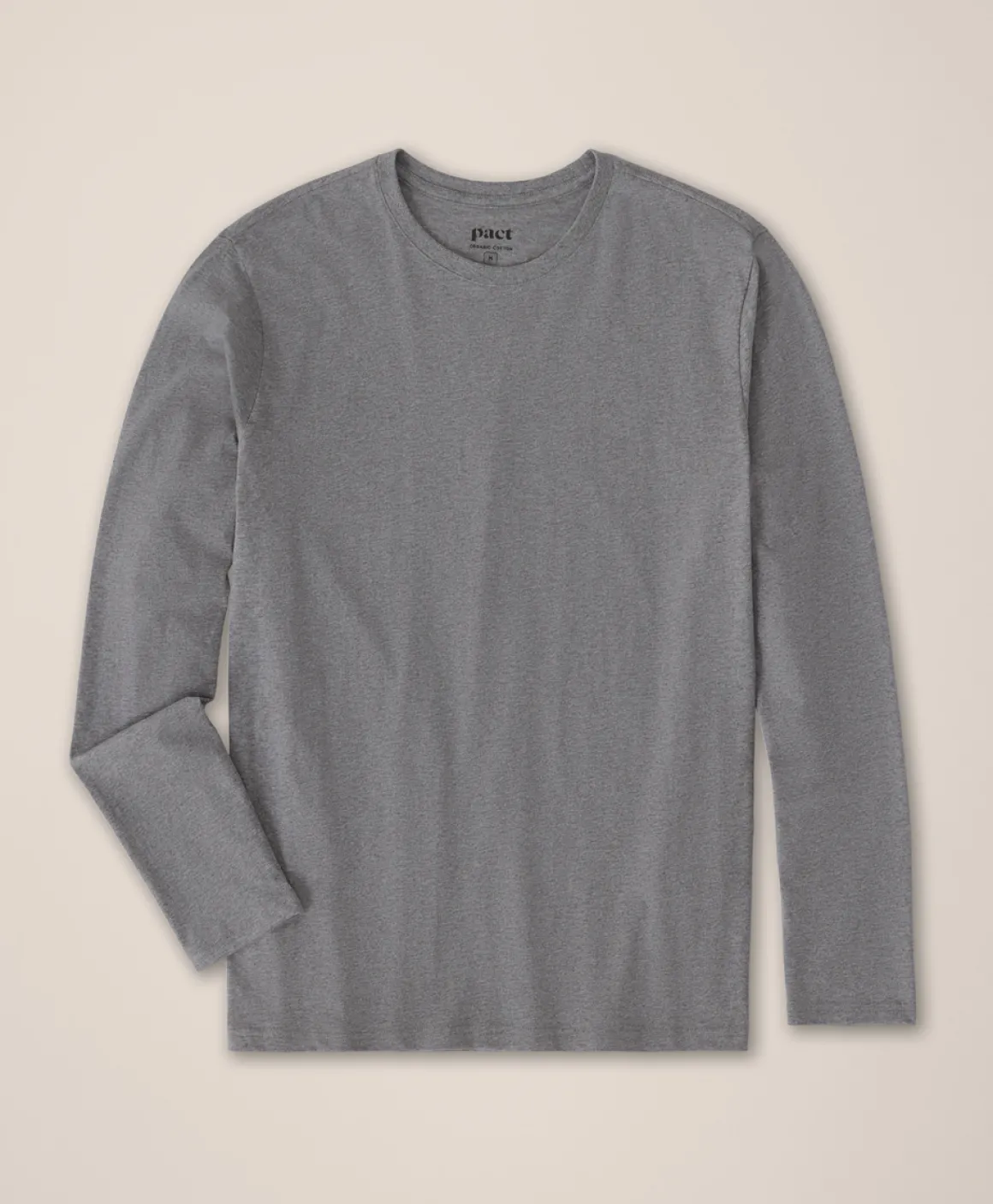 Organic Softspun Essential Crewneck Long Sleeve Tee