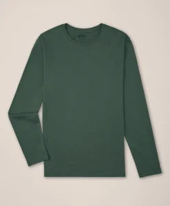 Organic Softspun Essential Crewneck Long Sleeve Tee