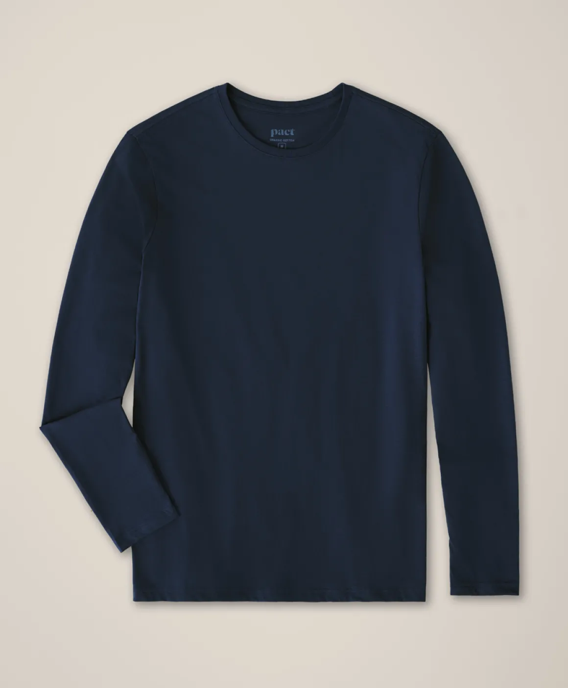 Organic Softspun Essential Crewneck Long Sleeve Tee