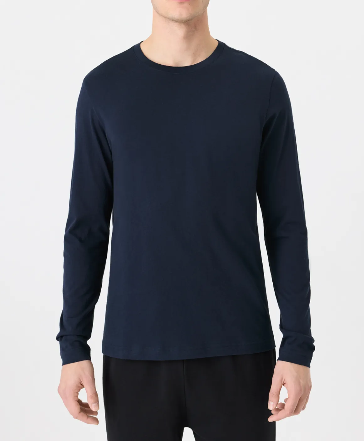 Organic Softspun Essential Crewneck Long Sleeve Tee