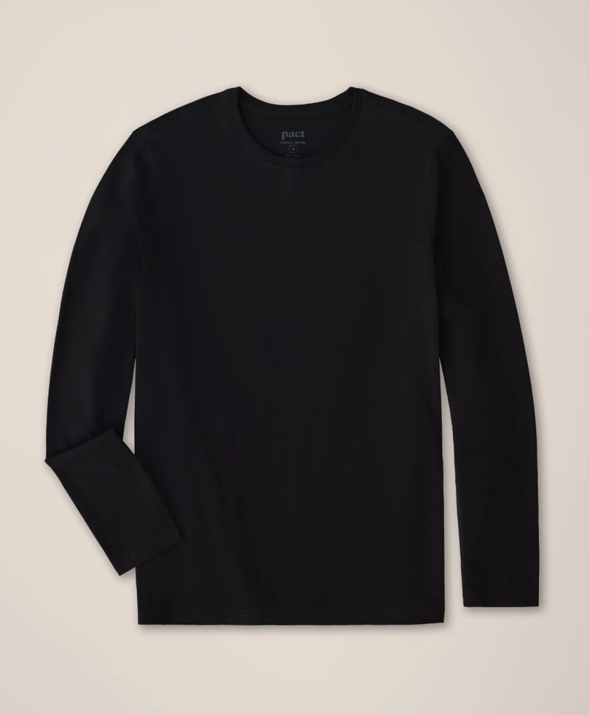 Organic Softspun Essential Crewneck Long Sleeve Tee