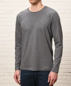 Organic Softspun Essential Crewneck Long Sleeve Tee