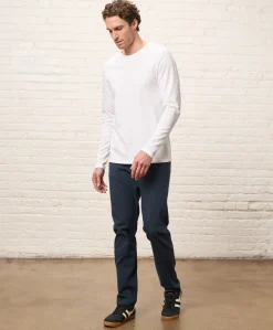 Organic Softspun Essential Crewneck Long Sleeve Tee
