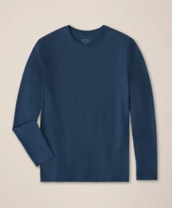 Organic Softspun Essential Crewneck Long Sleeve Tee