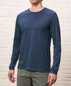 Organic Softspun Essential Crewneck Long Sleeve Tee