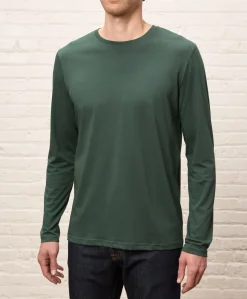 Organic Softspun Essential Crewneck Long Sleeve Tee