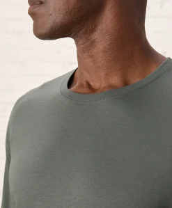 Organic Softspun Essential Crewneck Long Sleeve Tee