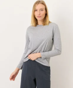 Organic Softspun Essential Crewneck Long Sleeve Tee