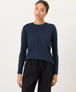 Organic Softspun Essential Crewneck Long Sleeve Tee