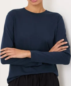 Organic Softspun Essential Crewneck Long Sleeve Tee