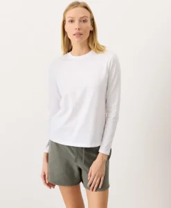 Organic Softspun Essential Crewneck Long Sleeve Tee