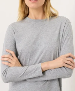 Organic Softspun Essential Crewneck Long Sleeve Tee