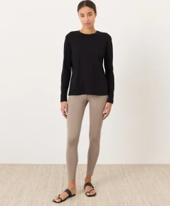 Organic Softspun Essential Crewneck Long Sleeve Tee