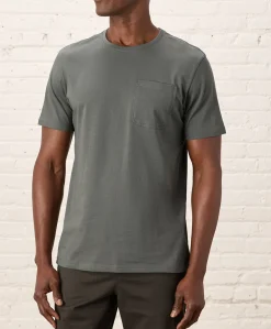Organic Softspun Essential Pocket Crew Tee