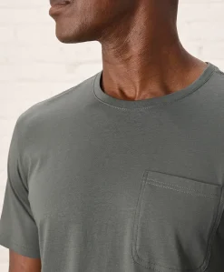 Organic Softspun Essential Pocket Crew Tee