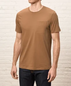 Organic Softspun Essential Pocket Crew Tee