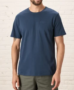 Organic Softspun Essential Pocket Crew Tee