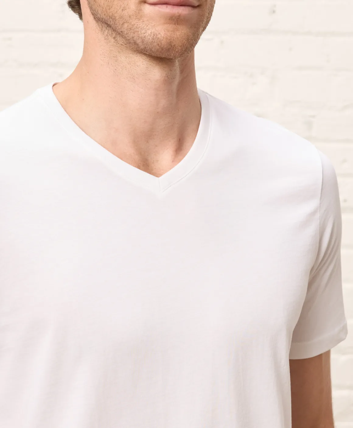 Organic Softspun Essential V-Neck Tee