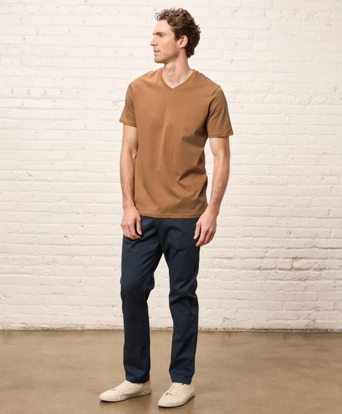 Organic Softspun Essential V-Neck Tee