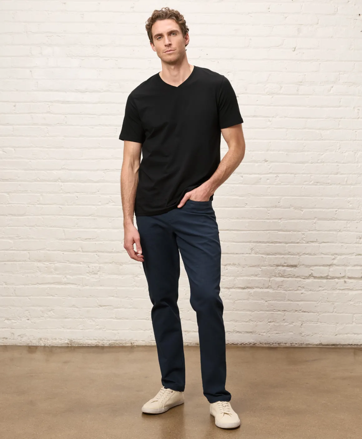 Organic Softspun Essential V-Neck Tee