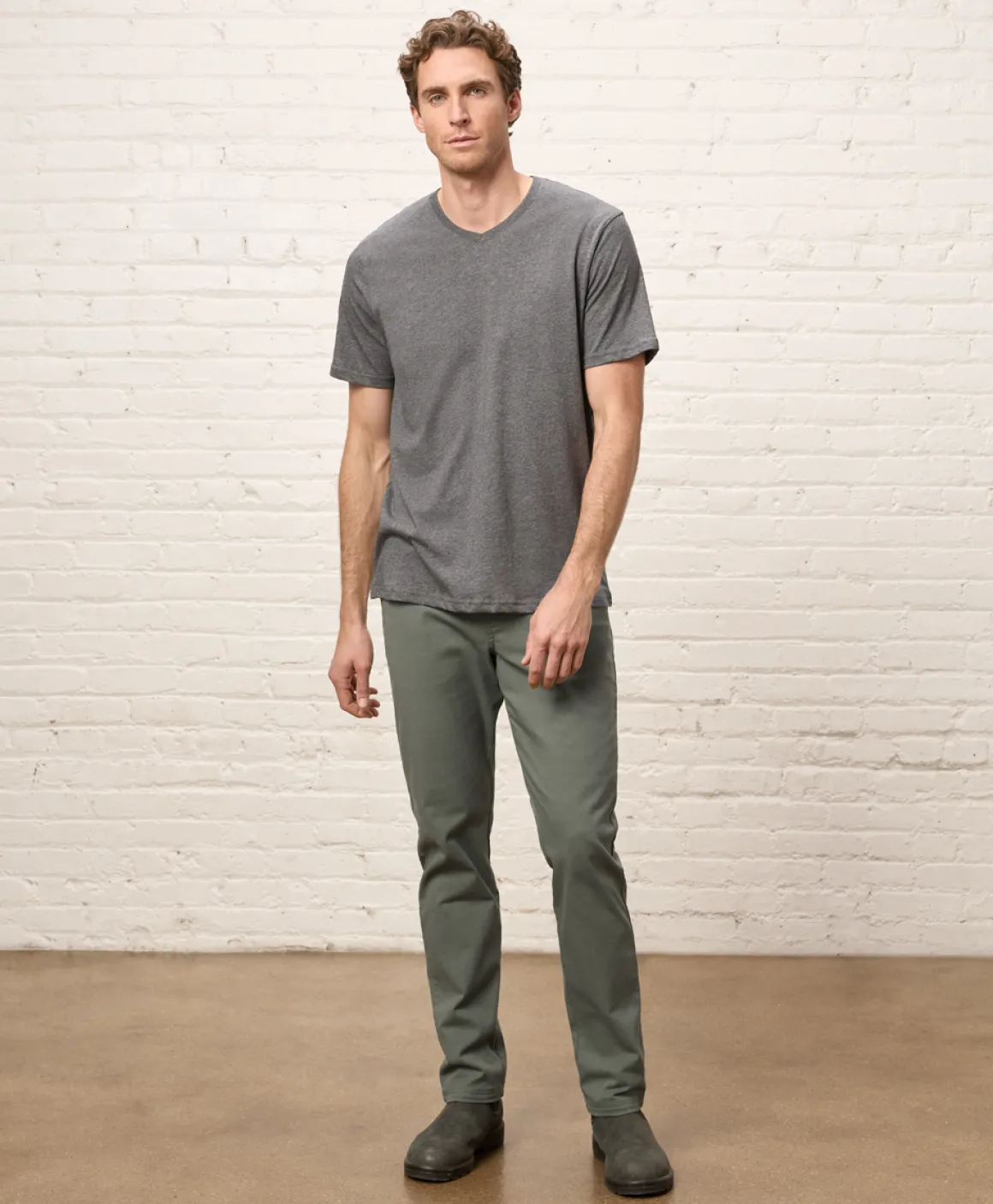 Organic Softspun Essential V-Neck Tee