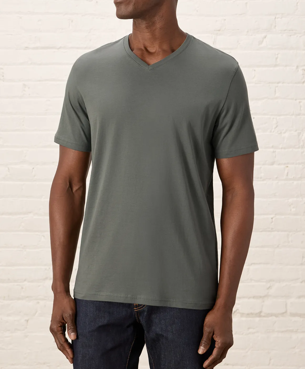 Organic Softspun Essential V-Neck Tee