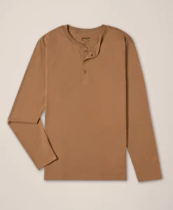 Organic Softspun Long Sleeve Henley