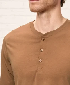 Organic Softspun Long Sleeve Henley