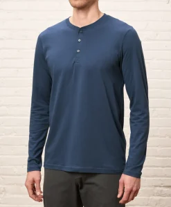 Organic Softspun Long Sleeve Henley