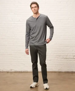 Organic Softspun Long Sleeve Henley