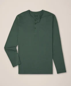 Organic Softspun Long Sleeve Henley