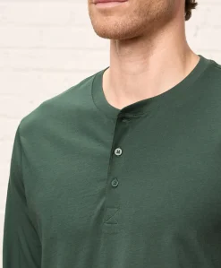 Organic Softspun Long Sleeve Henley
